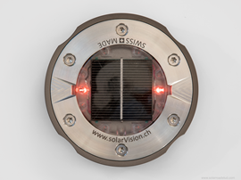 solarroadstud with inox and aluminium housing